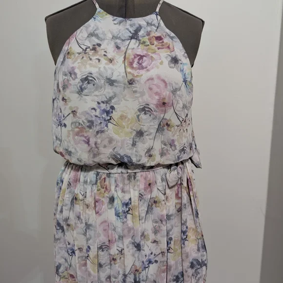 BHLDN Floral Maxi Dress in Soft Pastels - Picture 2 of 4